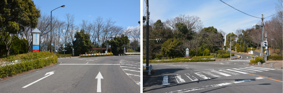 駐車場入り口写真